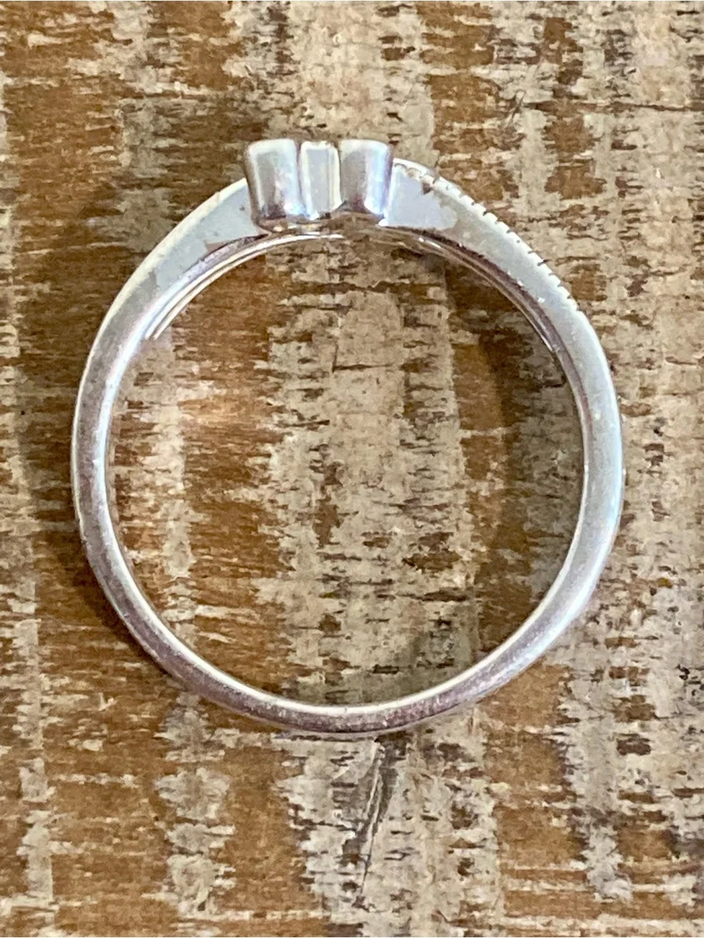 Sterling Silver 925 Disney Mickey Mouse Ring Clear Gem Size 8
